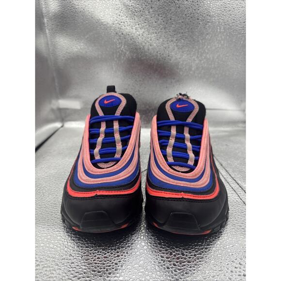 2019 Nike Air Max 97 Black/Pink/Blue Running CT1578-001 Youth 5.5 Y #1 - Picture 5 of 9